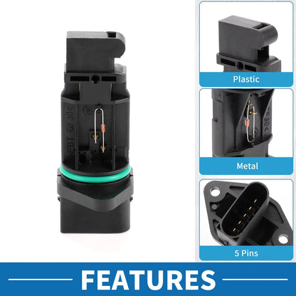 MAF Mass Air Flow Sensor for Mercedes Benz W140 W202 W210 W220 (A0000941848)