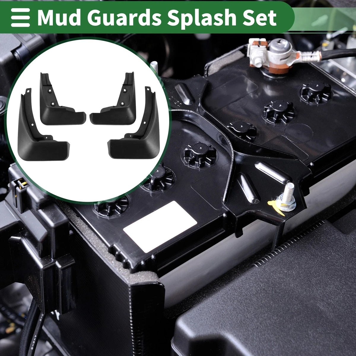 Mud Flaps Splash Guard for Chevrolet Cruze Hatchback (2017–2019) W/ Mounts