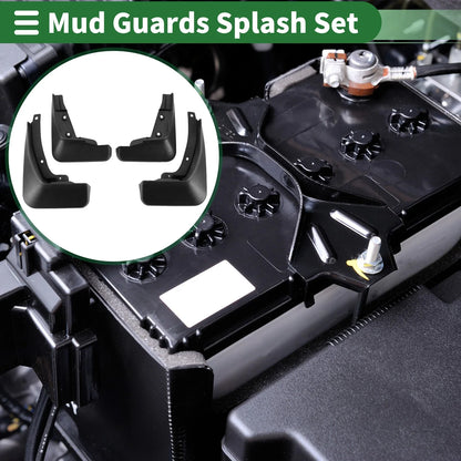 Mud Flaps Splash Guard for Chevrolet Cruze Hatchback (2017–2019) W/ Mounts
