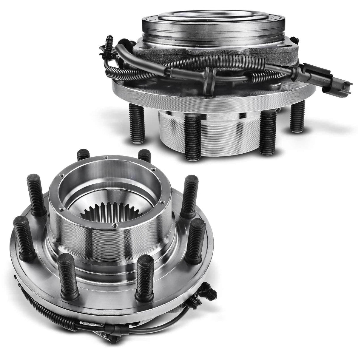 2X Front Wheel Hub & Bearing Assembly for Ford F-350 Super Duty (2017–2020) HC3Z1104D, 515182