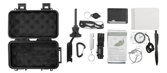 12-in-1 Outdoor Survival Kit for Performance Tool W9404