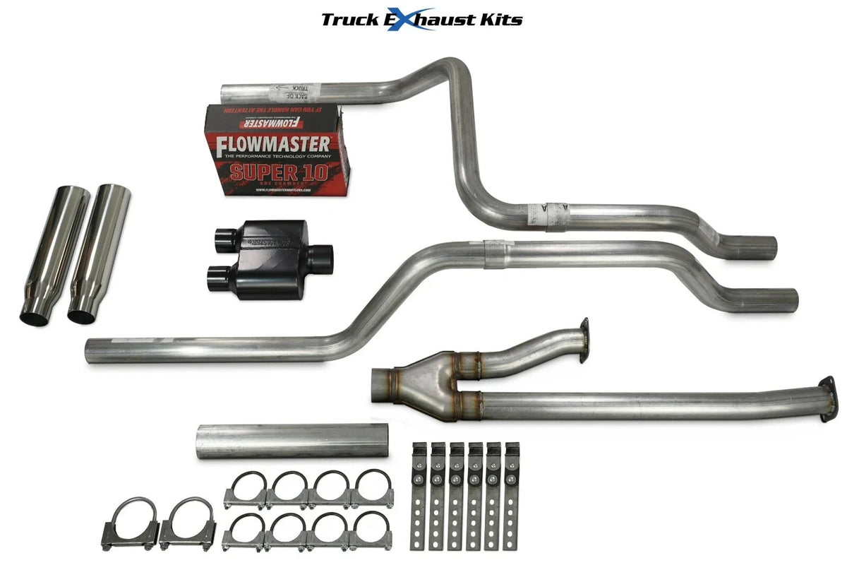 2.5" Dual Exhaust Kit for Toyota Tundra (2014–2021) Super 10 Rear Tip