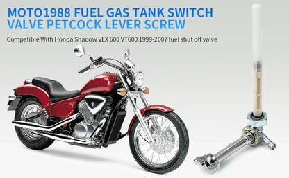 Fuel Valve Petcock Lever Screw for Honda Shadow VLX 600 (1999–2007)