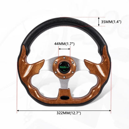 13 Inch Steering Wheel for Golf Cart (EZGO/Club Car/Yamaha)