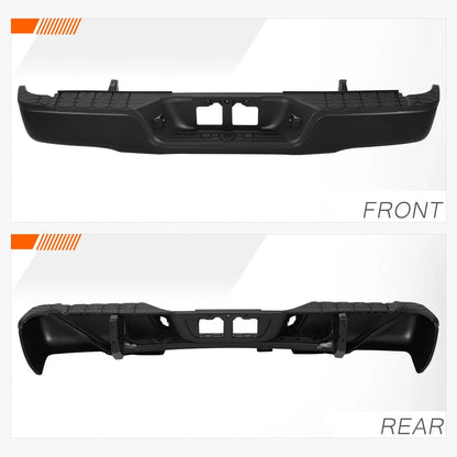 Rear Bumper for Toyota Tundra (2007–2013) w/Rock Warrior Pkg, License Lamps, Brackets