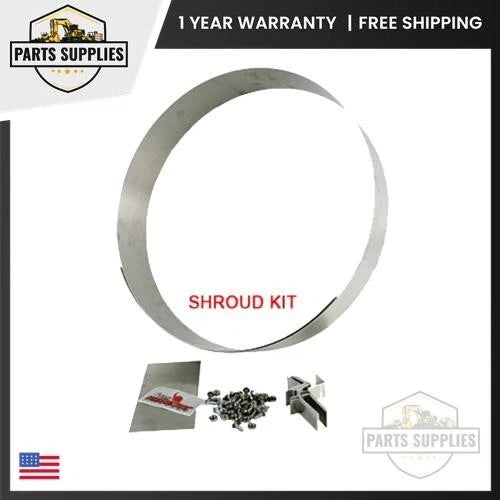 Hurricane Engine Driven Fan Shroud 16 x 26.25 x 2.5 for Race Pros Radiator