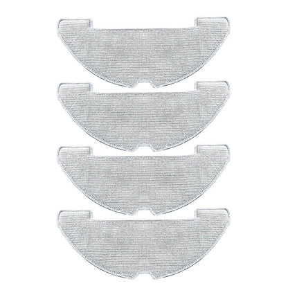Set of 4 Microfiber Mop Cloths for VONKO S6 Pro (Robot Vacuum)