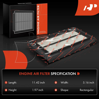 Engine Air Filter for Mercedes-Benz C63 AMG, GLE63 AMG S (2016–2021)