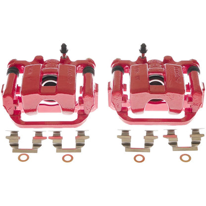 2X Powerstop Brake Calipers Set Rear for Nissan LEAF Rogue Sport (2012–2024) S6696