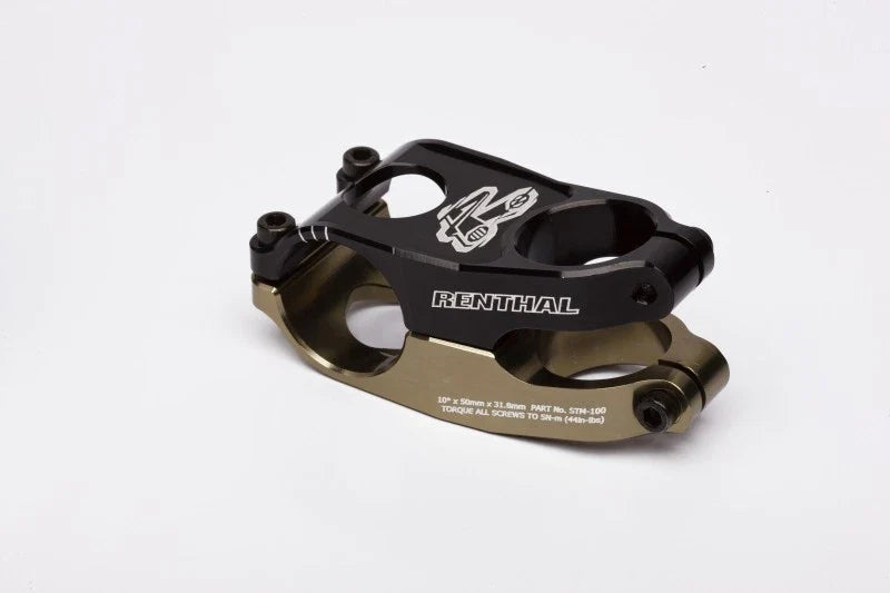 Renthal Apex Stem for Universal (40 mm, Aluminum, Gold/Black)