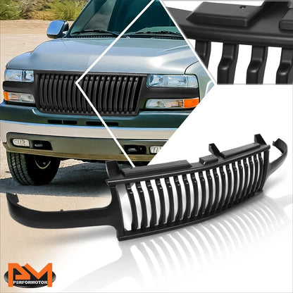 Vertical Fence Style Front Bumper Grille for Silverado 1999–2002, Tahoe 2000–2006