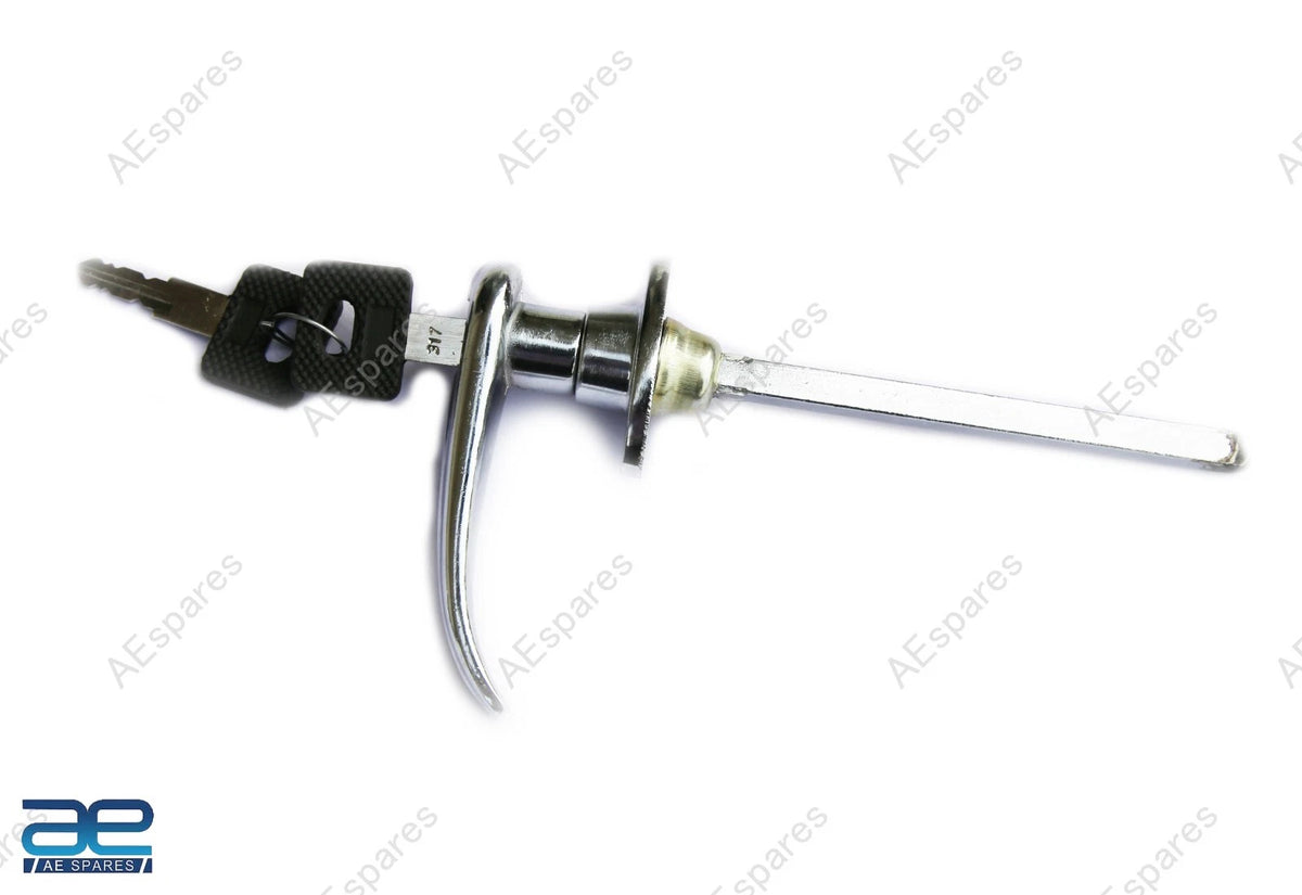 Set of 2 Chrome Door Handle Levers for Jeep CJ7 (1976–1980) 8128461-K2