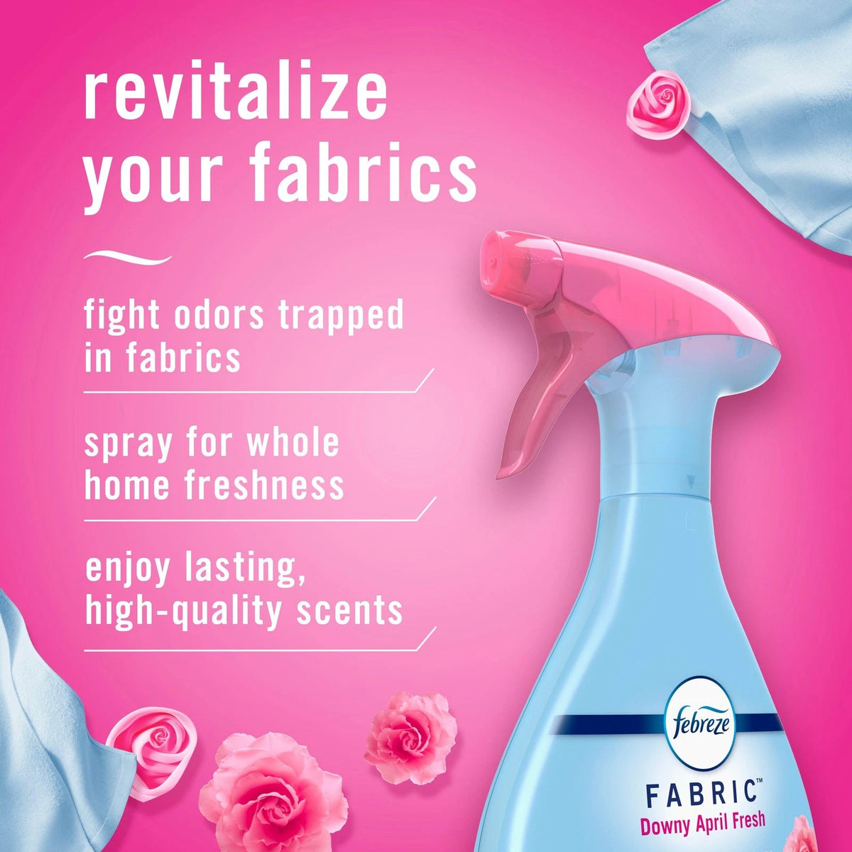 Febreze Fabric Spray Air Freshener for Odor-Fighting (23.6 Fl Oz)