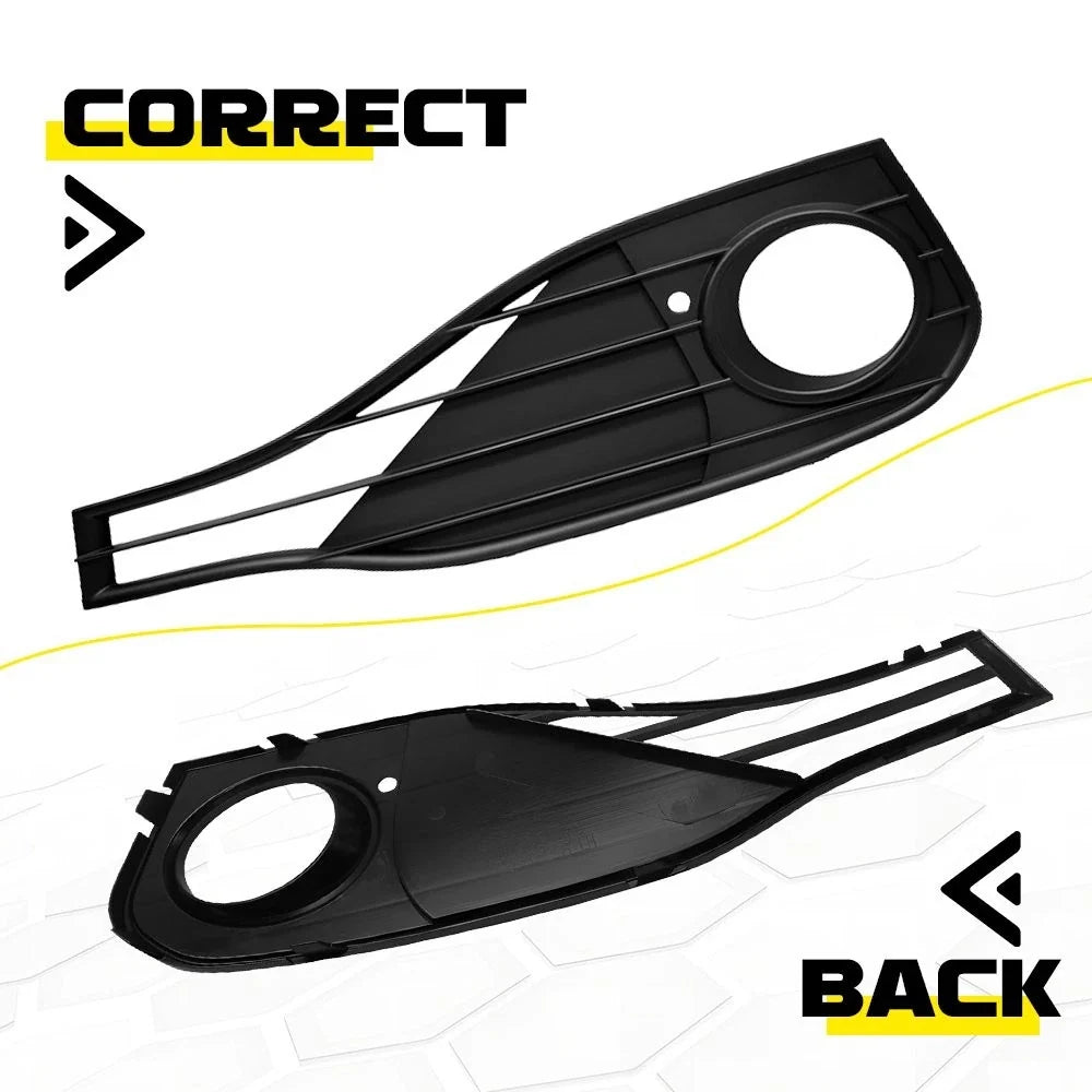 Pair of Black Fog Light Trims for BMW 428i (2014–2016)