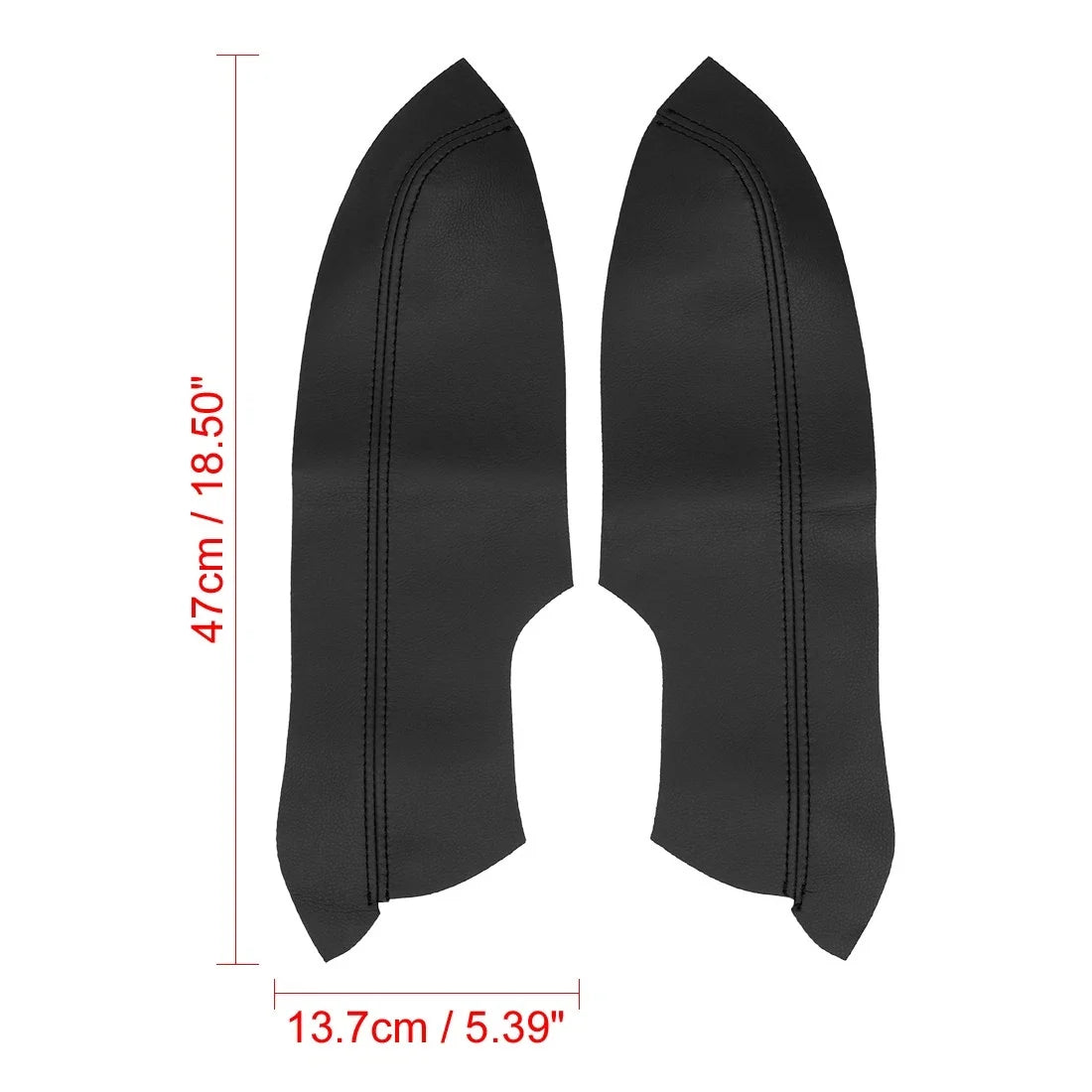 Set of 2 Front Door Panels Armrest Covers for Honda Civic Sedan (2006–2011)