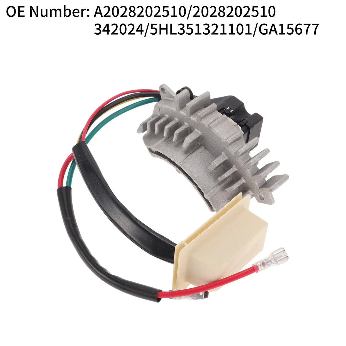 HVAC Blower Motor Resistor No.A2028202510 for Mercedes Benz W202 (1993–2000)