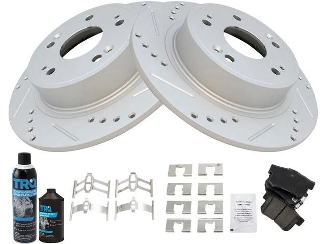 Brake Pad and Rotor Kit for Acura ILX (2016–2019) 82851PYZY