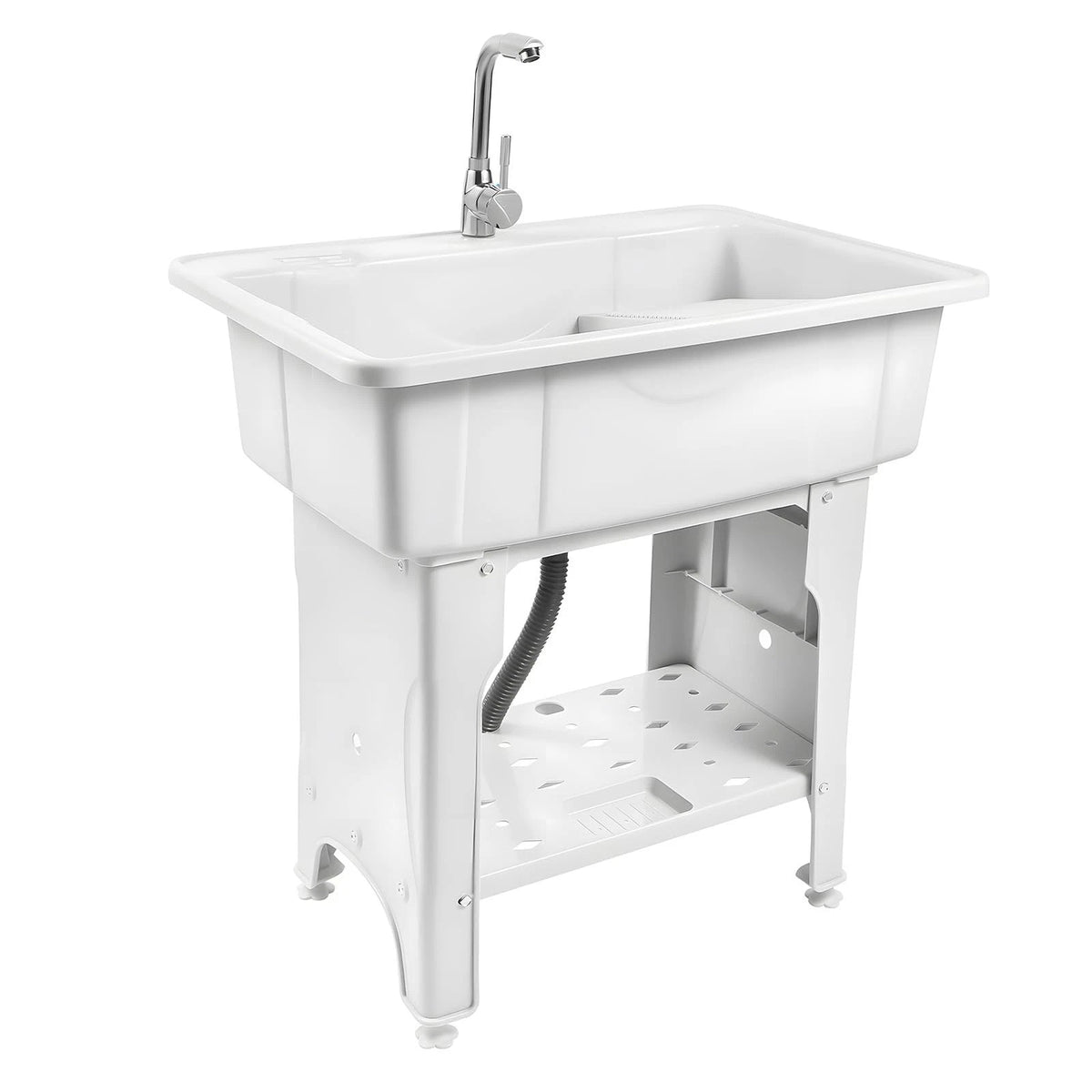 Utility Sink Laundry Tub with Faucet for Laundry Room Garage or Shop
