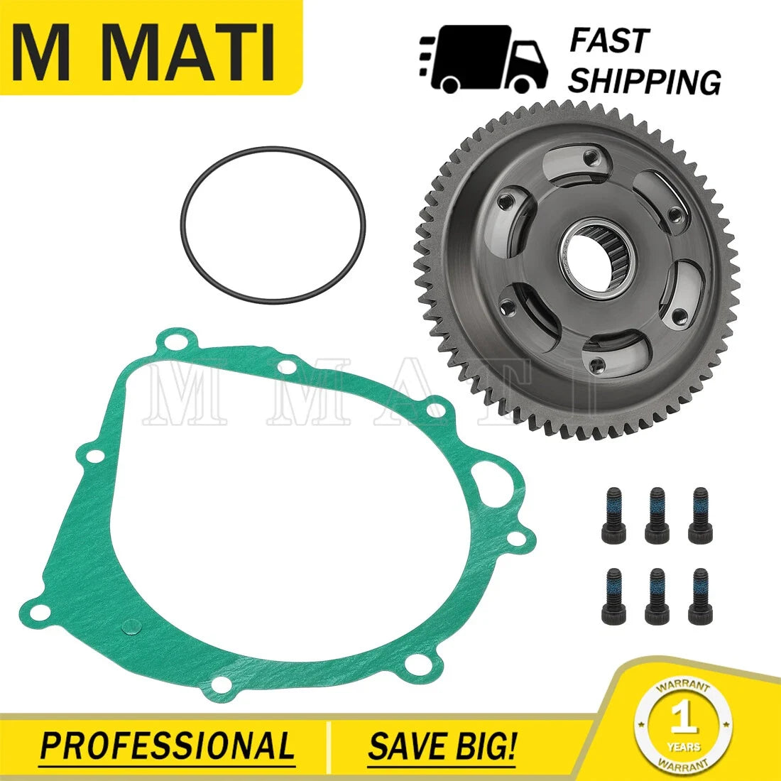Starter Clutch Gear Gasket Kit for Suzuki LT-Z400 (2003–2014)