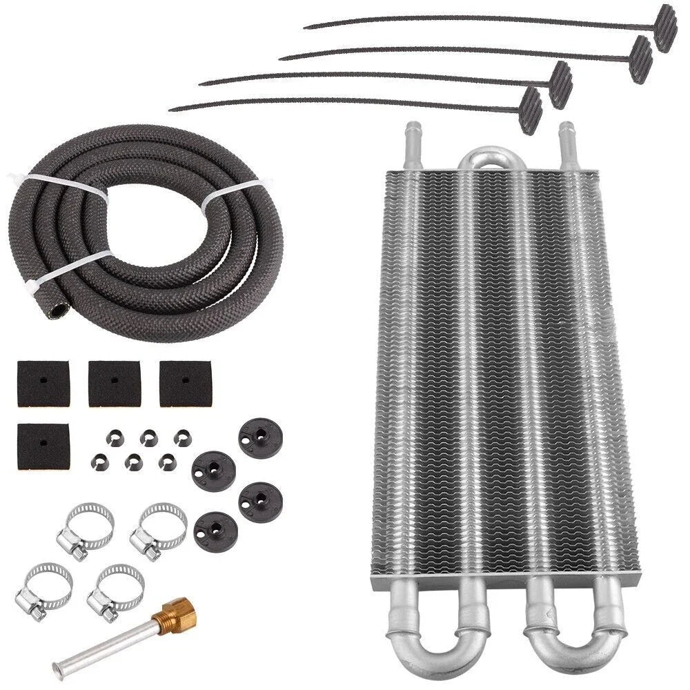 4 Row Remote Transmission Oil Cooler for Universal Applications (Auto-Manual)