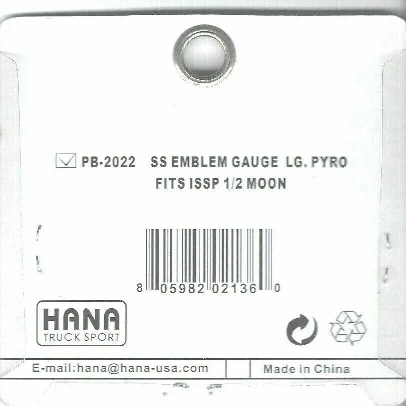 HTS Gauge Emblem for Peterbilt Pyro Pyrometer (PB-2022)