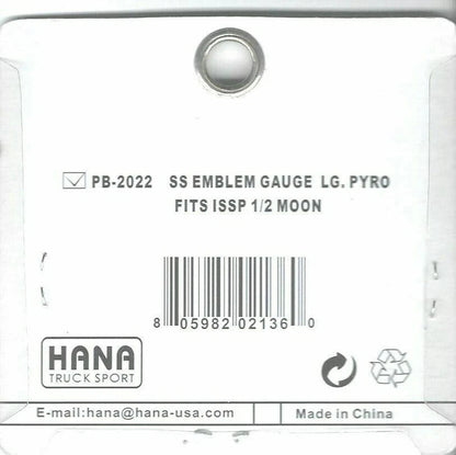 HTS Gauge Emblem for Peterbilt Pyro Pyrometer (PB-2022)