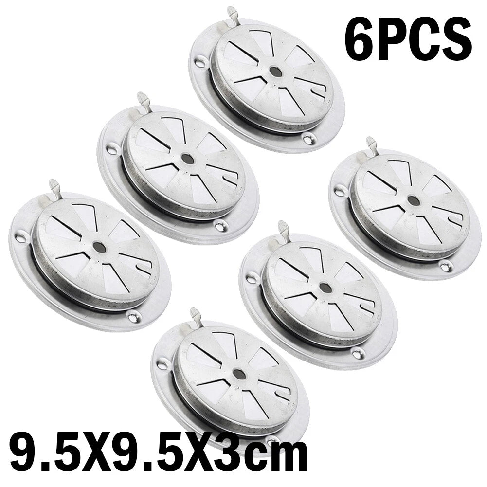6PC Replacement Exhaust Vent Damper for BBQ Grill Smoker