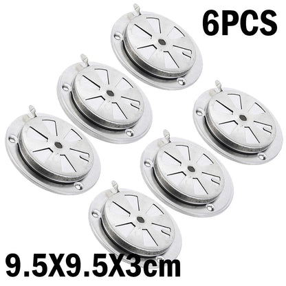 6PC Replacement Exhaust Vent Damper for BBQ Grill Smoker