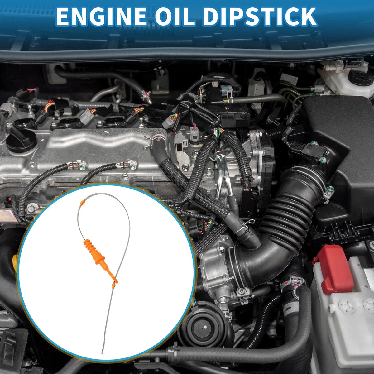 Engine Oil Dipstick No. 06B115611C for Volkswagen Passat Wagon (2001–2005)
