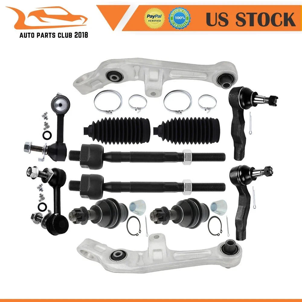 Set of 12 Front Lower Control Arms with Ball Joints for Infiniti G35 (2003–2007)