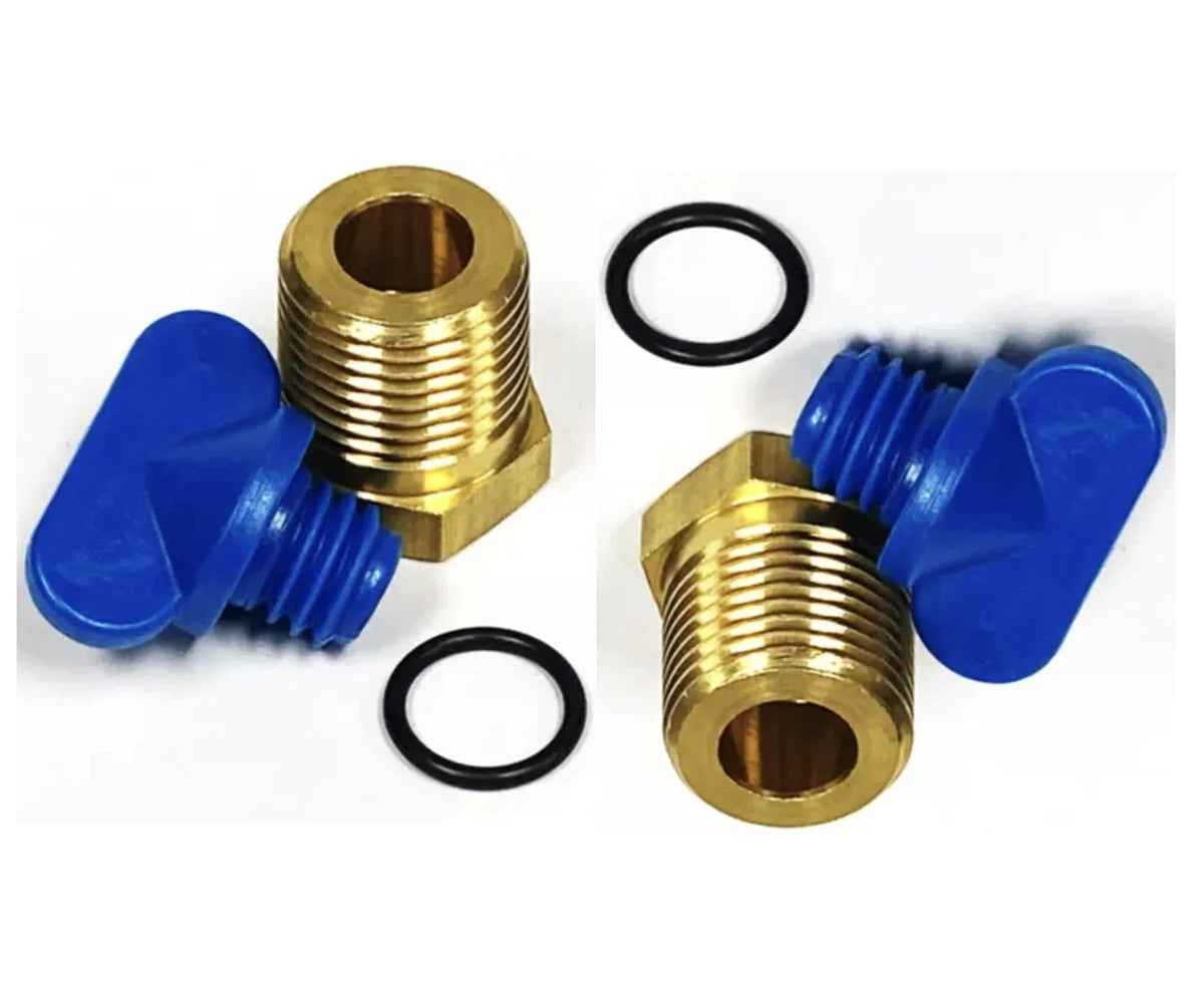 2X Exhaust Manifold Drain Plug Kit for Volvo Penta 4.3 5.0 5.7 7.4 8.2 L