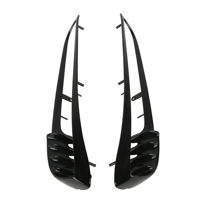Black Radiator Trim Bezels for Harley V-Rod VRSCA VRSCB Night Rod (2001–2010)