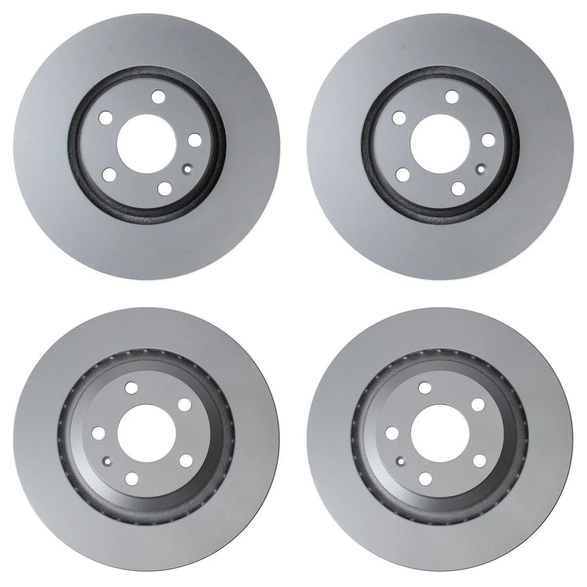 Hella Brake Rotors Kit 321mm Front & 330mm Rear for Audi A6 Quattro (1998–2011)