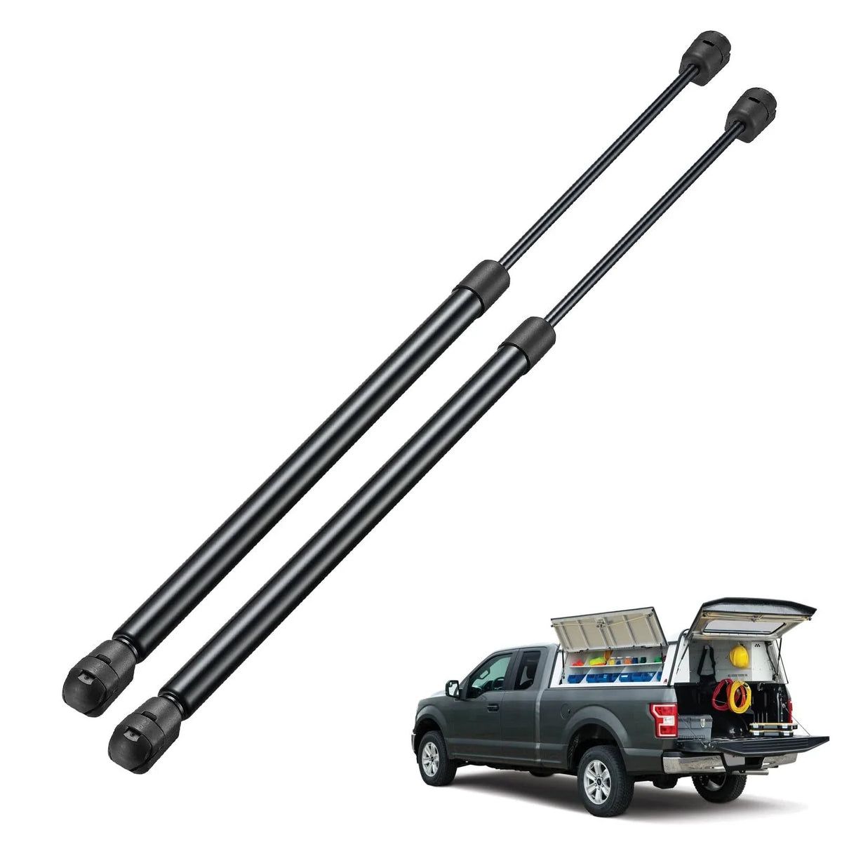 2PC 20in 110Lbs Gas Struts for Truck Bed Cover (C16-17796) (2010–2019)