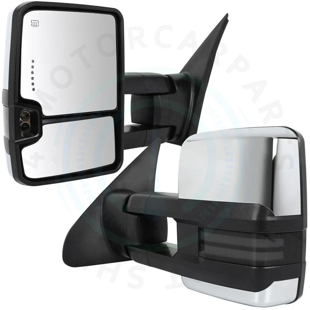 Front Power Heated Tow Mirrors with Dynamic Signal Light for Toyota Tundra (2007–2017)