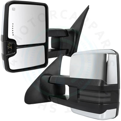 Front Power Heated Tow Mirrors with Dynamic Signal Light for Toyota Tundra (2007–2017)