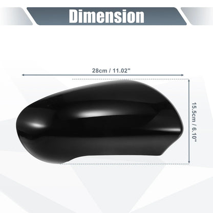 Right Side Mirror Cover Cap for Nissan Qashqai J10 (2007–2014) Gloss Black