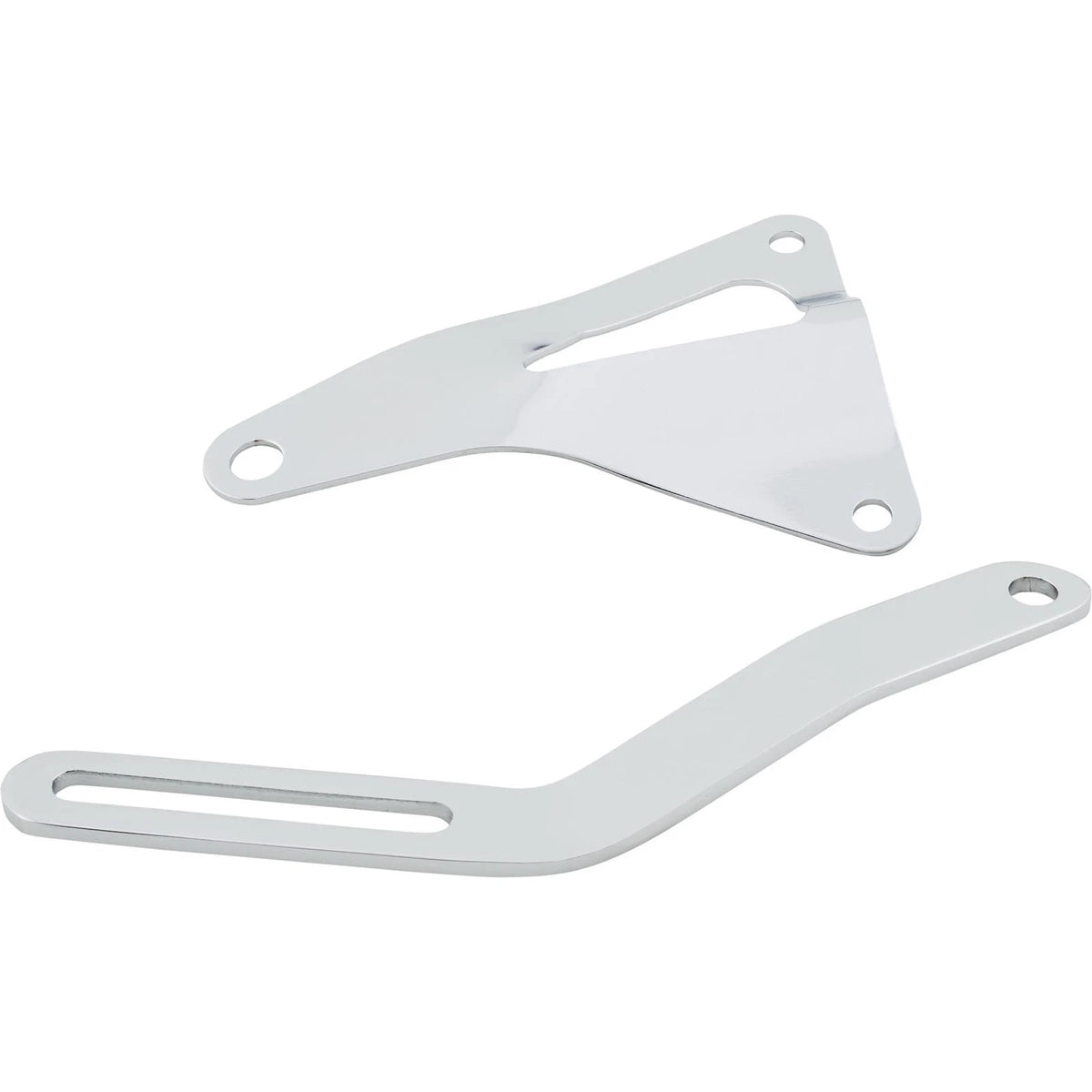 Chrome Alternator Brackets for Ford 289-302 (Fits 91067851)