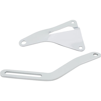 Chrome Alternator Brackets for Ford 289-302 (Fits 91067851)