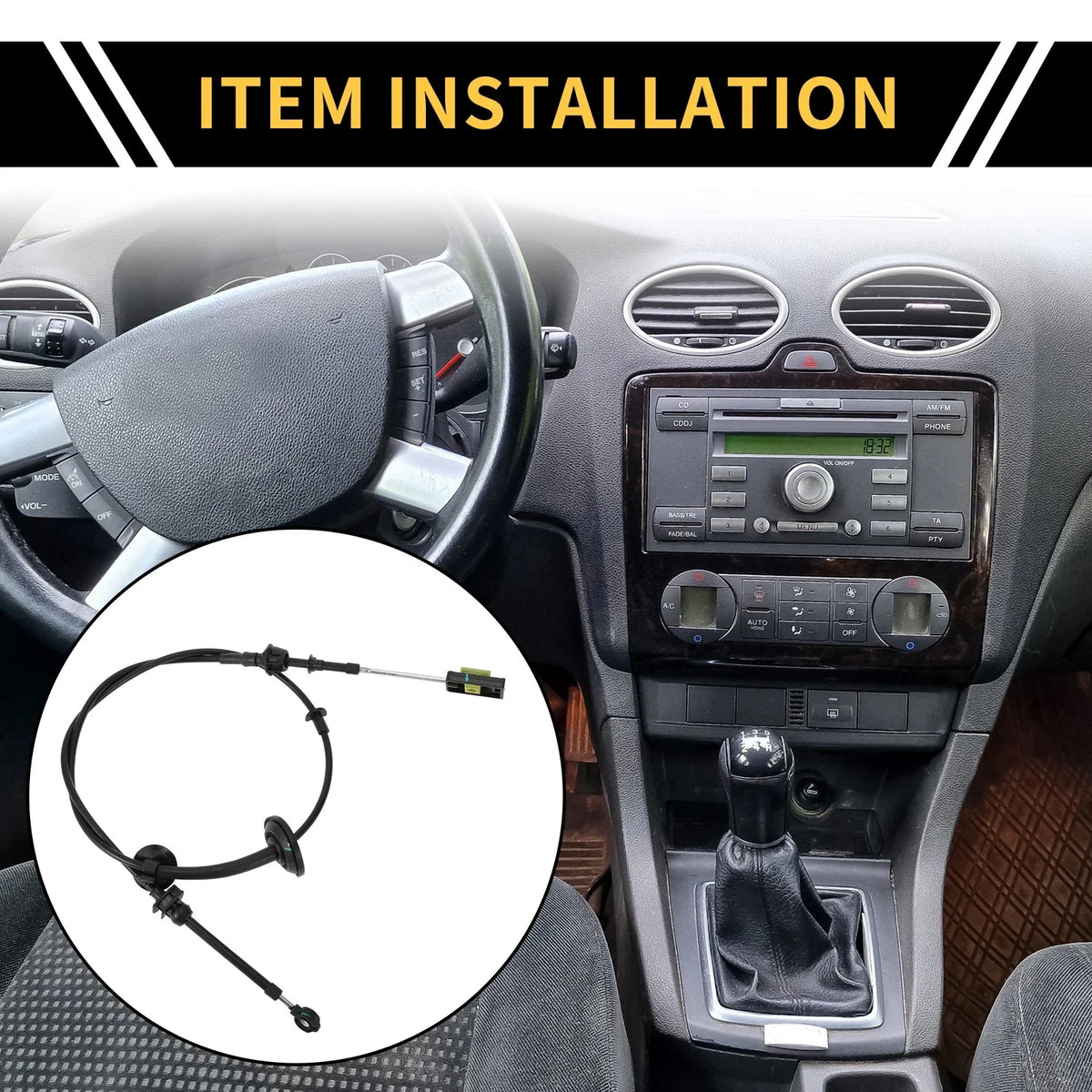 Transmission Gear Shifter Cable for Ford Excursion (2000–2005) 5.4L 6.0L 7.3L