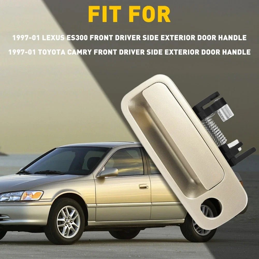 Outside Door Handle for Toyota Camry (1997–2001) Beige Front Driver Side