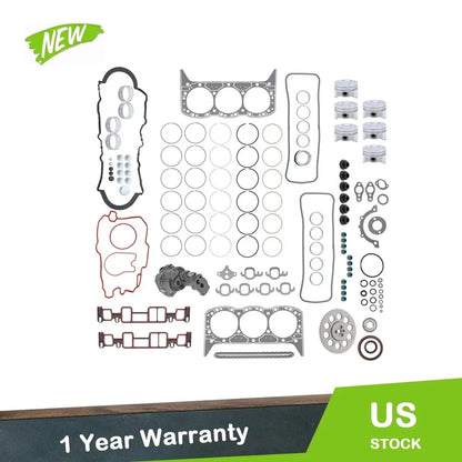 Master Engine Rebuild Kit for Chevrolet C1500 K1500 Isuzu Hombre (1997–1998)