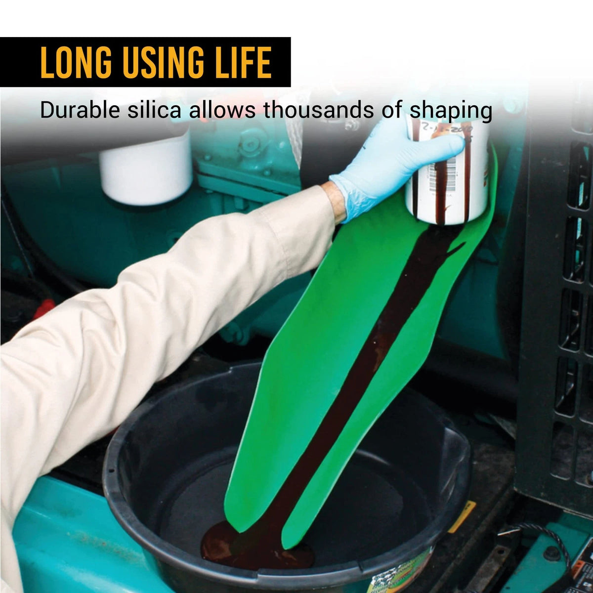 Flexible Oil Funnel for Car Motorcycle Fluid Drain (Reusable, Spill Free)