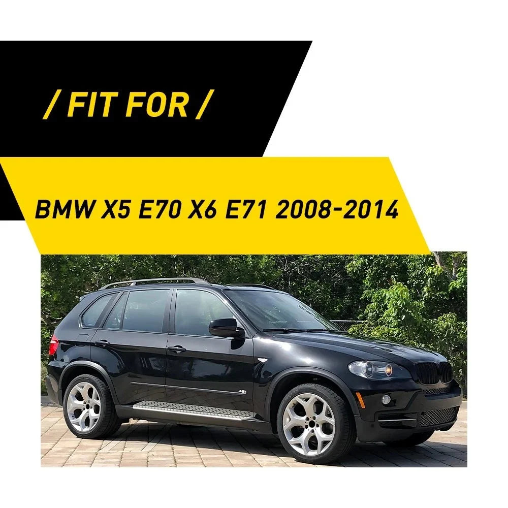 3D Matte Carbon Fiber Interior Trim Decals for BMW X5 E70 X6 E71 (2008–2014)