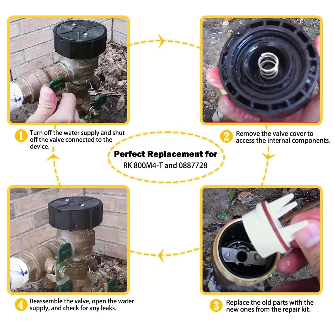 E-cowlboy Backflow Convert Kit 1" for Watts