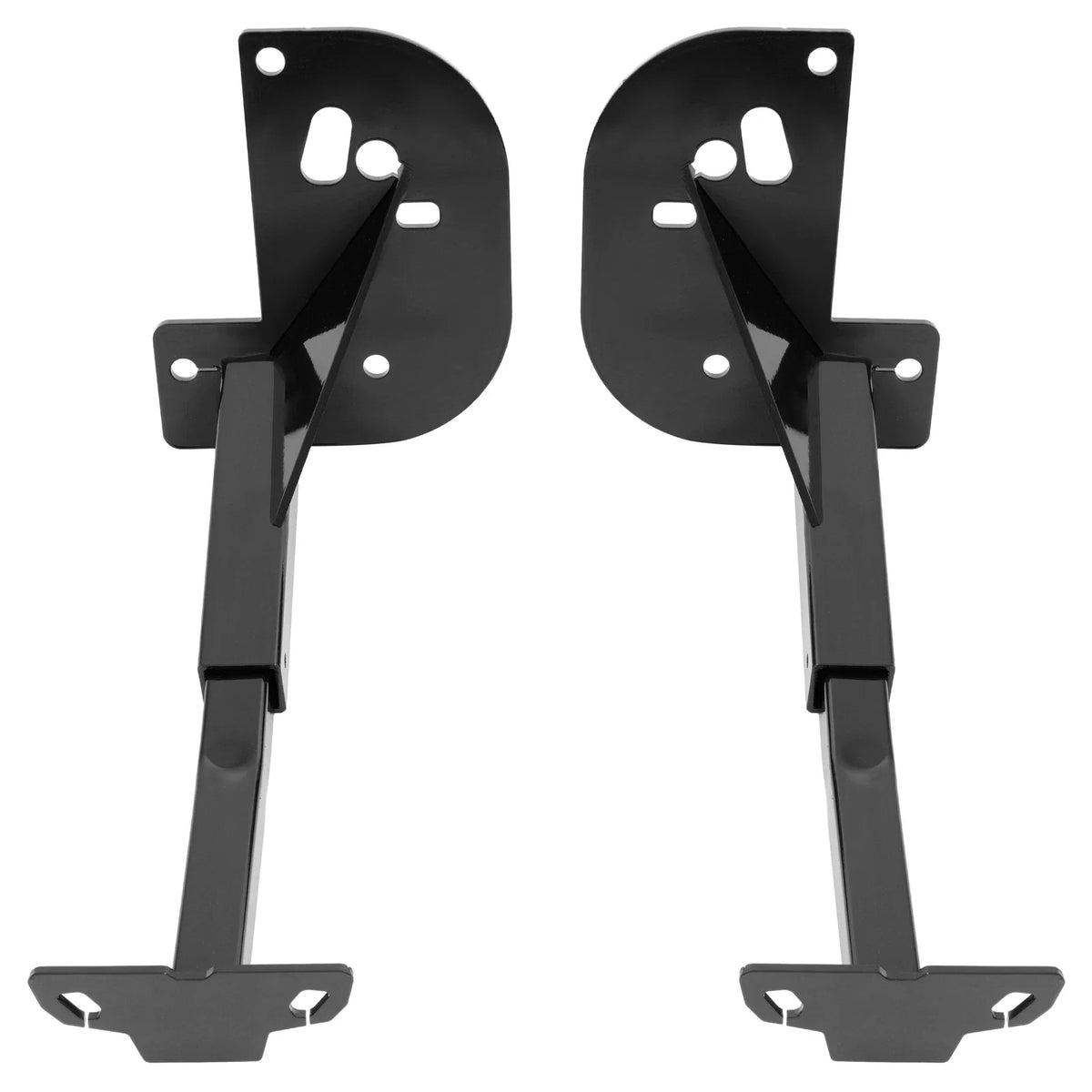2X Front Camper Tie Down for Ford F250 F350 F450 (2011–2016) Powder Coated Black