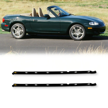 2X Door Window Weatherstrip Seal for Mazda Miata (1990–2005)