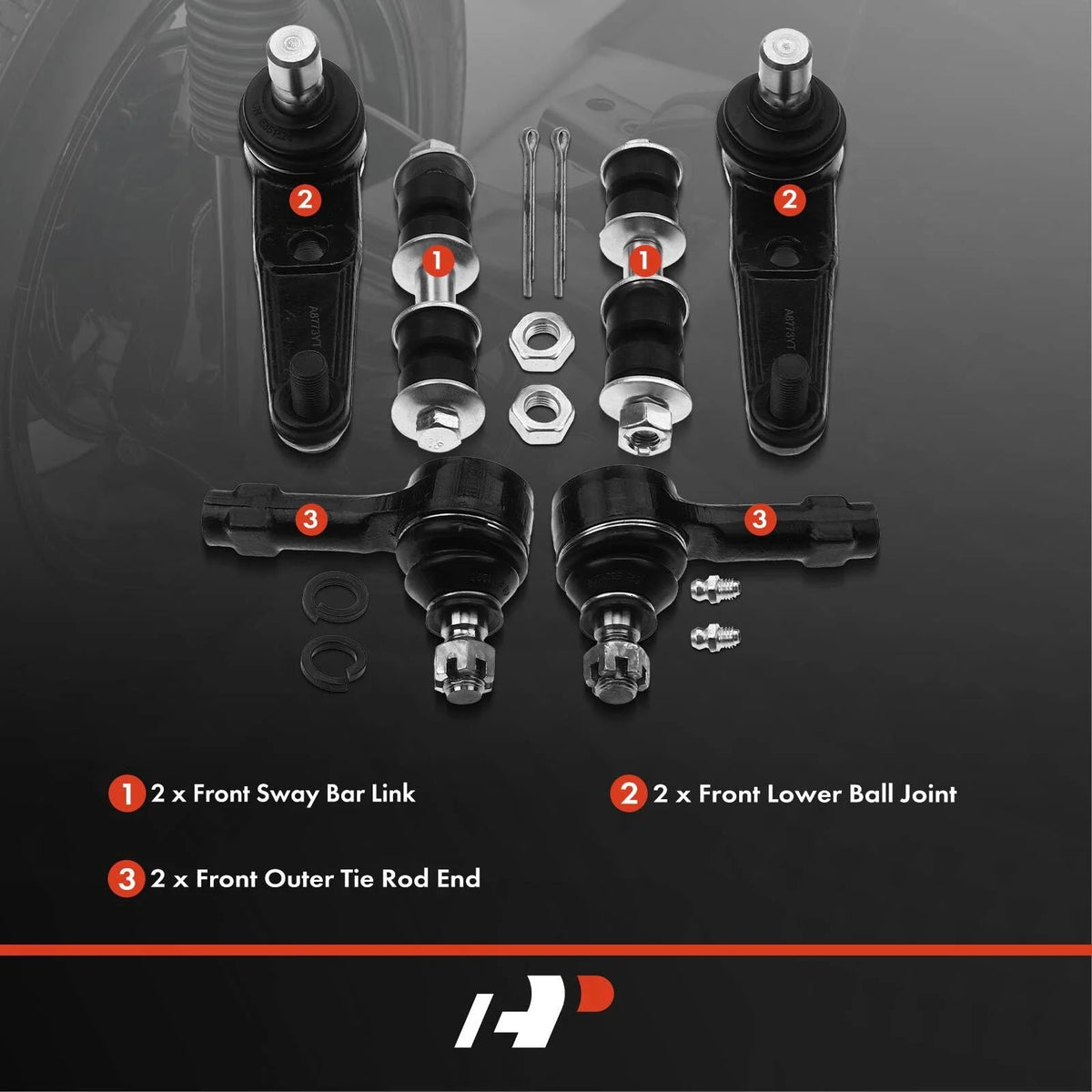 Set of 6 Front Sway Bar Links for Ford Escort Mercury Tracer