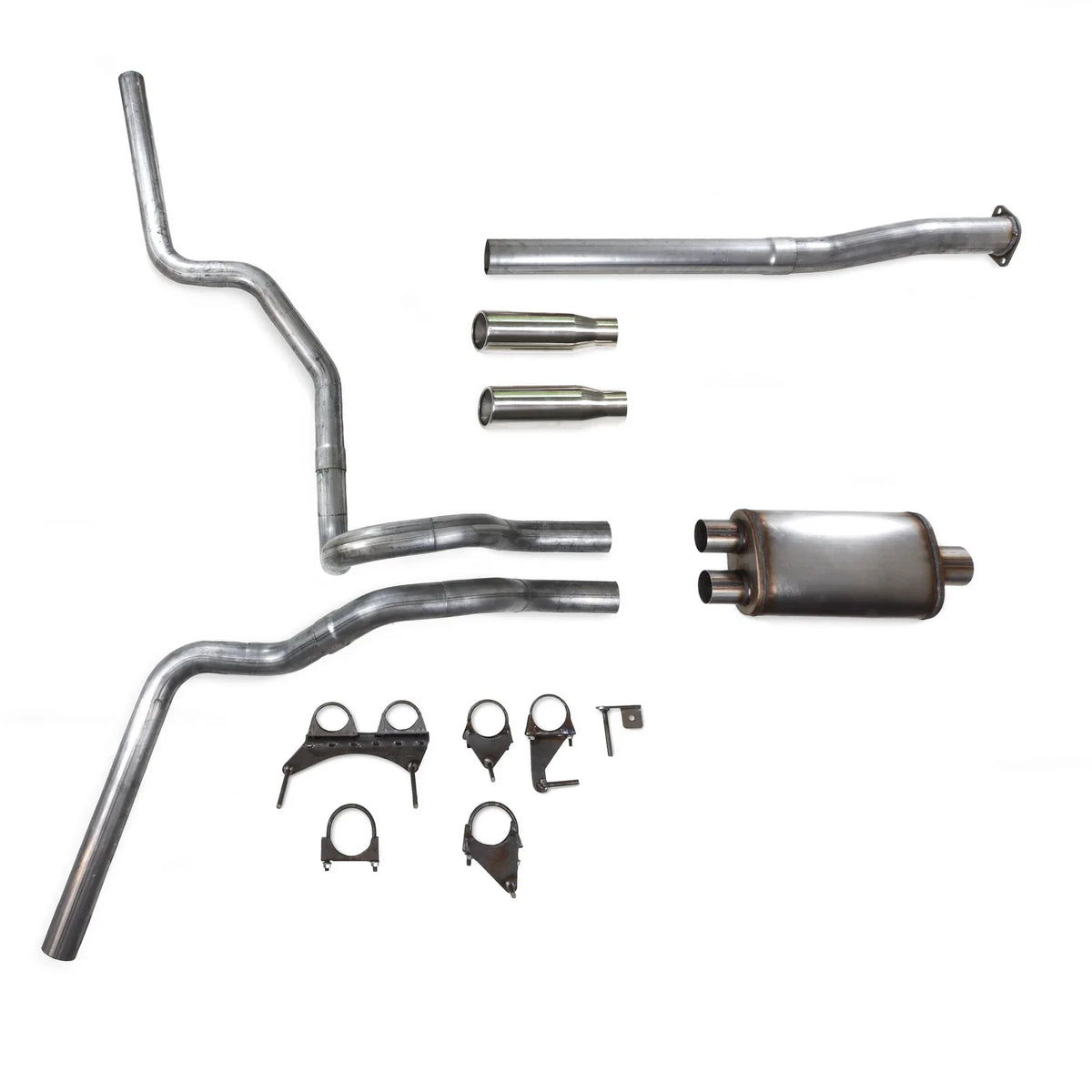 Dual Exhaust Kit for Toyota Tacoma (2016–2023) 2.5" Stainless Roll T