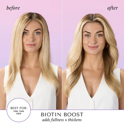 Set of 2 HASK Biotin Boost Thickening Shampoo + Conditioner 12 Fl Oz